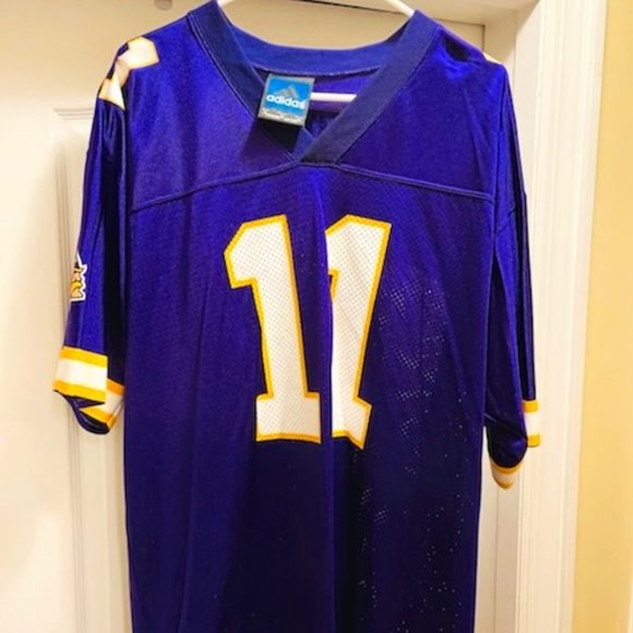 Minnesota Vikings Duante Culpepper Football Jersey Adidas Men's XL # 11 VINTAGE - Picture 1 of 5